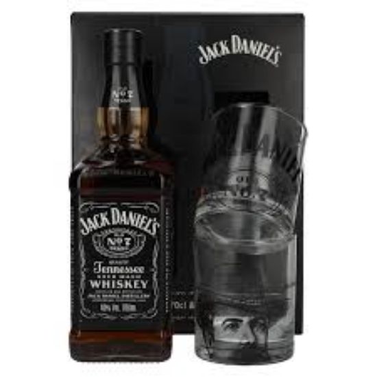 Picture of Jack Daniels Black w/ 2 glasses Gift