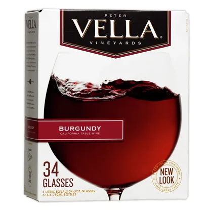 Picture of VELLA BURGUNDY BOX 5L